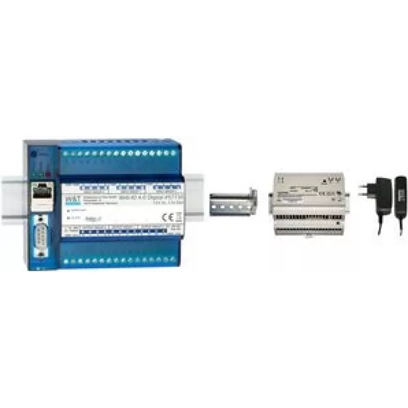 W&T Web-IO 4.0 Digital, 12 ingressi, 12 uscite – modulo Ethernet TCP/IP per controllo e monitoraggio segnali di commutazione 57730