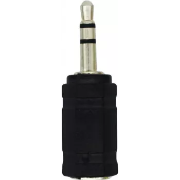 LogiLink CA1102 adattatore stereo per cuffie 3,5 mm maschio a 2,5 mm femmina nero