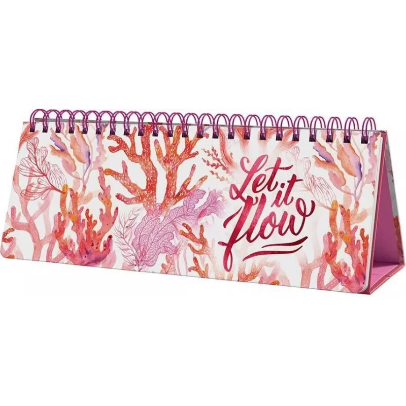 SIGEL JP104 Jolie Underwater Miracles calendario da tavolo perpetuo, layout in inglese, 297 x 102 mm