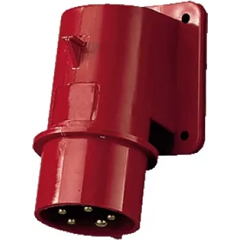 MENNEKES spina CEE da incasso 16 A 5 poli 400 V 6h IP44 rossa (379)