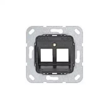 Gira supporto anello 560400 per Modular Jack 4, 2 posti, antracite