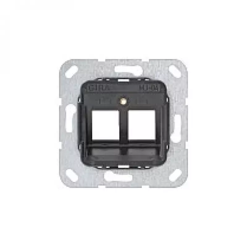 Gira supporto anello 560400 per Modular Jack 4, 2 posti, antracite