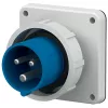 MENNEKES 826 spina da incasso 16A 3 poli 6h 230V IP67 blu