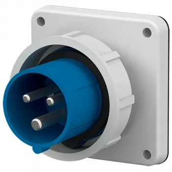 MENNEKES 826 spina da incasso 16A 3 poli 6h 230V IP67 blu