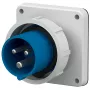 MENNEKES 826 spina da incasso 16A 3 poli 6h 230V IP67 blu