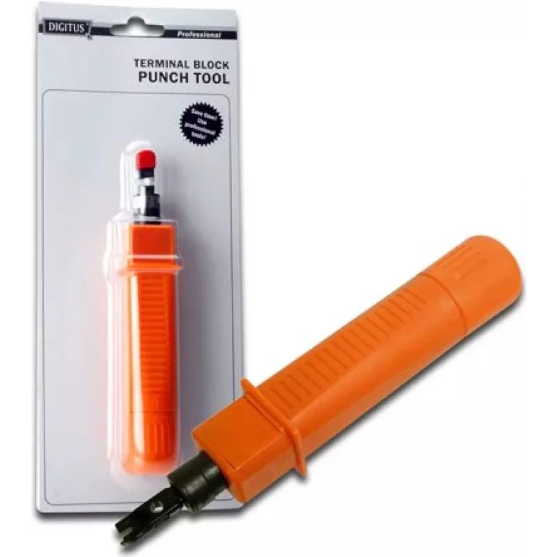 DIGITUS DN-94003 attrezzo di inserimento LSA per blocchi di connessione Krone e LSA, 22-26 AWG