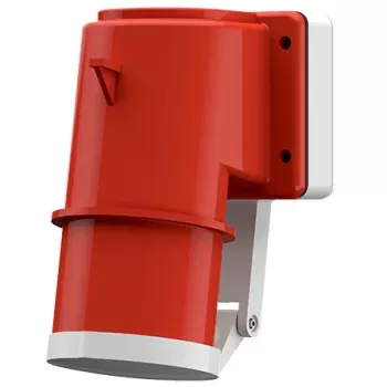 MENNEKES 400 spina per apparecchi da parete 16A 5 poli 6h 400V IP44 rossa