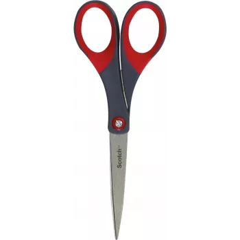3M Scotch forbici di precisione 180 mm rosso/grigio punta acciaio inox Comfort Grip (1447)