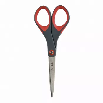 3M Scotch forbici di precisione 180 mm rosso/grigio punta acciaio inox Comfort Grip (1447)