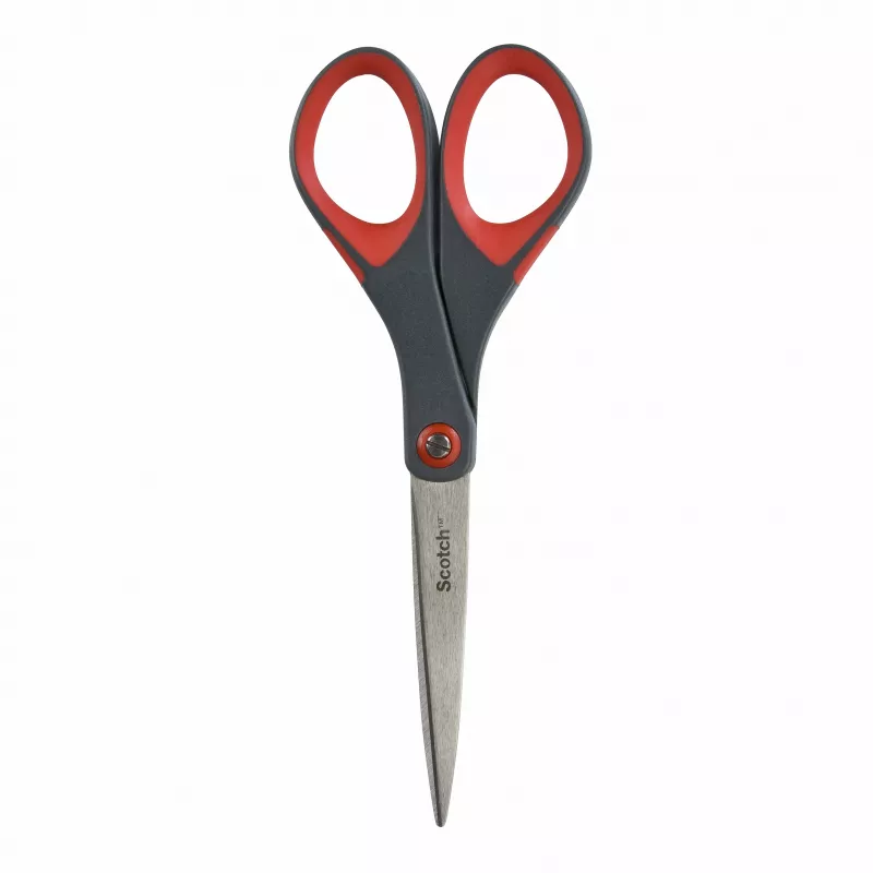 3M Scotch forbici di precisione 180 mm rosso/grigio punta acciaio inox Comfort Grip (1447)