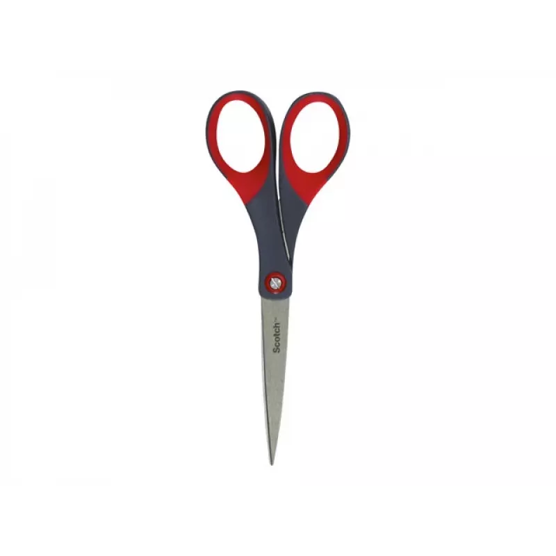 3M Scotch forbici di precisione 180 mm rosso/grigio punta acciaio inox Comfort Grip (1447)