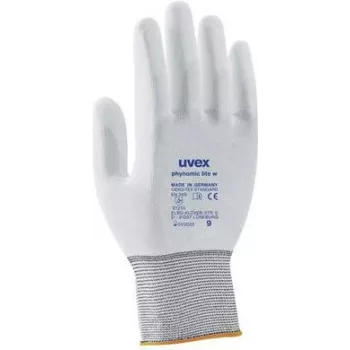 Uvex phynomic lite w guanti protettivi, taglia 9, grigio/bianco 6004109