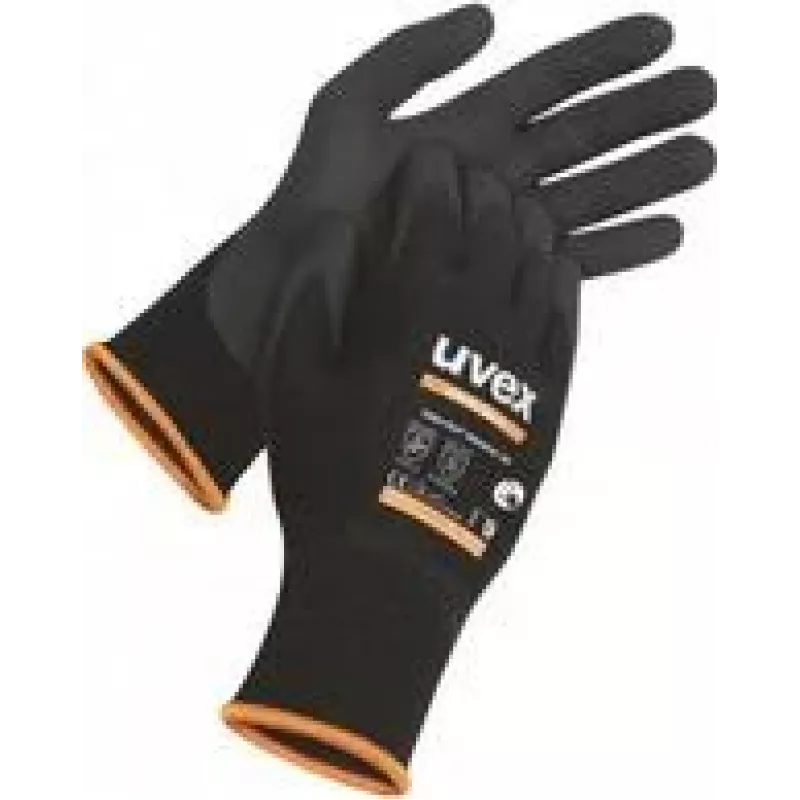 UVEX 6002612 guanto protettivo antistatico, taglia 12, grigio/nero, 1 paio