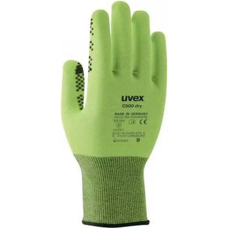 Uvex guanti protettivi in maglia HS, C500 dry, taglia 8 (6049908)