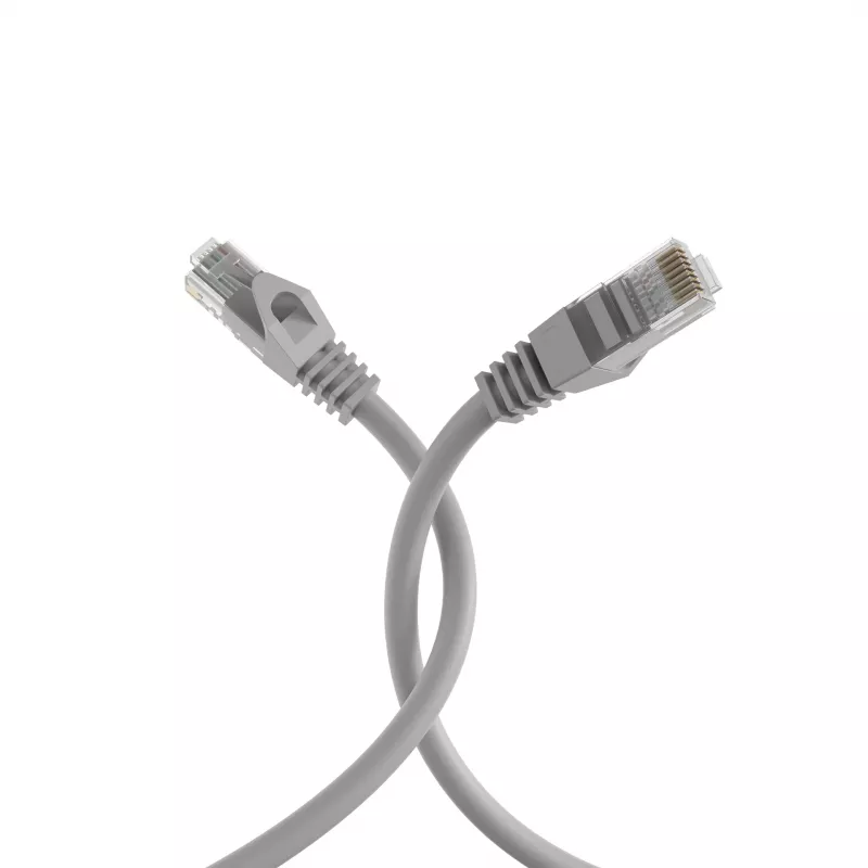 EFB Elektronik cavo patch RJ45 Cat.5e U/UTP LSZH CCA AWG24/7 grigio 1m K8110GR.1