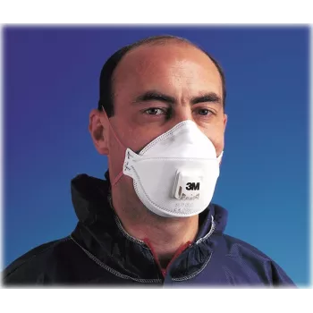 3M Aura 9332+ maschera respiratoria monouso FFP3 con valvola Cool Flow, confezione da 10