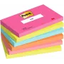 3M Post-it Notes 655-6-POP, 127 x 76 mm, Powerpink, 100 fogli, riposizionabili