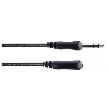 Cordial 14826 prolunga jack stereo 6,3 mm 10 m nero