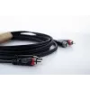 Cordial 14838 cavo audio stereo RCA 6m nero PVC gemello (2x RCA maschio su 2x RCA maschio)