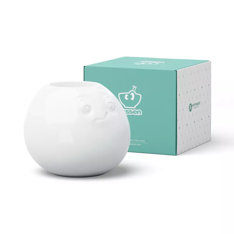 FIFTYEIGHT PRODUCTS vaso Amüsiert rotondo bianco porcellana 200mm