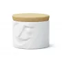 FIFTYEIGHT PRODUCTS BHS FIFTYEIGHT barattolo di vetro 900 ml Cheerful White (T023101)