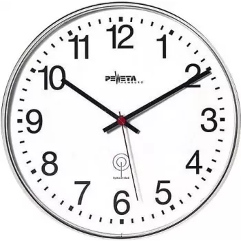 PEWETA orologio da parete radiocontrollato nero opaco plastica 30 cm nero/bianco 51.130.313
