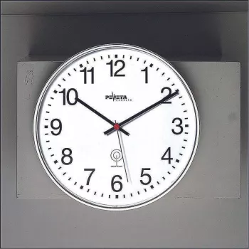 PEWETA orologio da parete radiocontrollato nero opaco plastica 30 cm nero/bianco 51.130.313