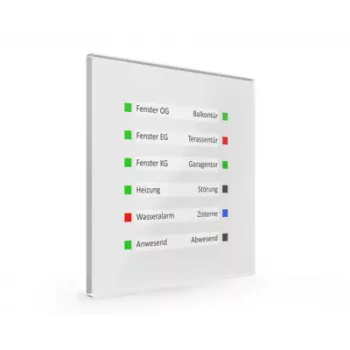 MDT SCN-GLED1W.01 display LED in vetro KNX, bianco