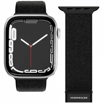 VONMÄHLEN Fitness Loop 2 cinturino sportivo per Apple Watch 44mm, 45mm, 46mm, 49mm - nero