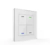 MDT BE-GTL4TW.01 Glass Switch II Light 4 tasti bianco