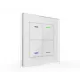 MDT BE-GTL4TW.01 Glass Switch II Light 4 tasti bianco