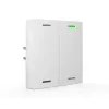 MDT BE-TAL63T2.01 KNX tasto Light 63, 2 canali, RGBW, sensore di temperatura, Studio White Glossy