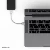 Flexline cavo USB di ricarica e sincronizzazione, USB-A su USB-C, 2.0, ABS, bianco, 0,5m (FL31-13040)