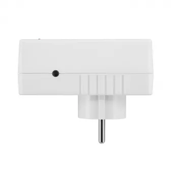 H-Tronic 1114720 rilevatore di acqua con sensore esterno, connettore, 230V AC, allarme acustico 85 dB, uscita relè, cavo sensore 2m