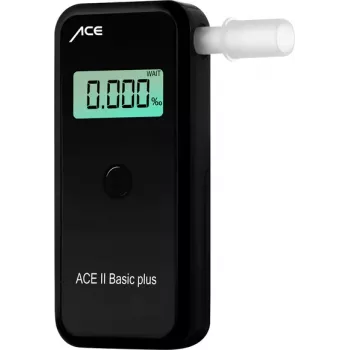 ACE OF SWEDEN ACE etilometro II alcoltest con sensore elettrochimico, 4‰ BAC, display LCD