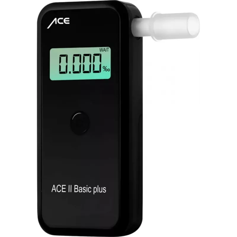 ACE OF SWEDEN ACE etilometro II alcoltest con sensore elettrochimico, 4‰ BAC, display LCD