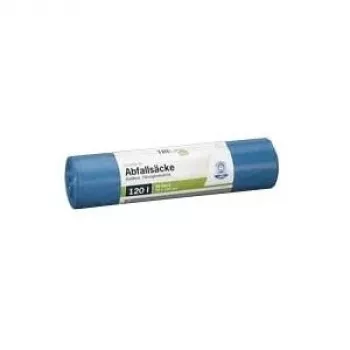 TRILine Sacchi rifiuti pesanti 120 L, 40 µm, LDPE, Nero, 25 sacchi su rotolo 2026702