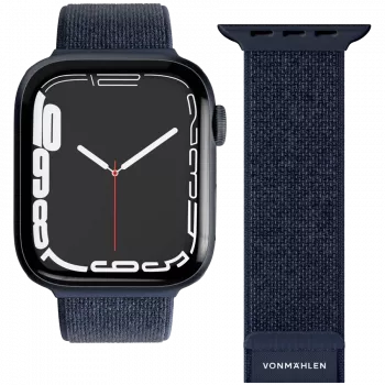 VONMÄHLEN Fitness Loop 2 Cinturino smartwatch per Apple Watch 40/41/42mm, Blu navy, Taglia unica