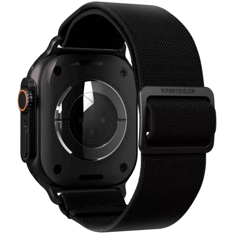 VONMÄHLEN Classic Nylon Loop 44, 45, 46, 49mm One Size All, Nero