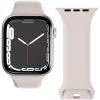VONMÄHLEN Classic Band 2 per Apple Watch 44mm, 45mm, 49mm, Taglia unica, Crema