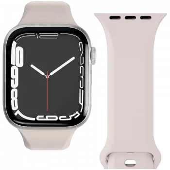 VONMÄHLEN Classic Band 2 per Apple Watch 44mm, 45mm, 49mm, Taglia unica, Crema