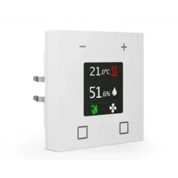MDT SCN-RTR63S.01 KNX termostato ambiente Smart 63, Studio bianco lucido