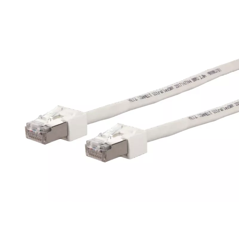 METZ BTR 13084V7588-E Ultraflex500 cavo patch Cat.6A S/FTP RJ45 bianco 7,5m