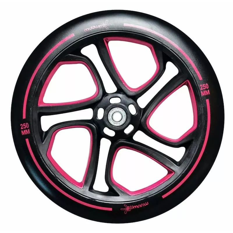 MUUWMI Aluminium Scooter PRO monopattino 250/215 mm rosso
