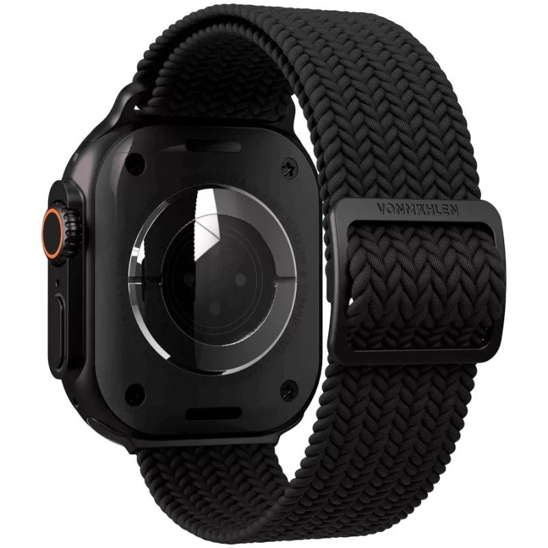 VONMÄHLEN Woven Loop 44, 45, 46, 49 mm taglia unica, All Black
