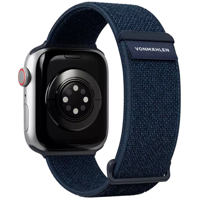 VONMÄHLEN Fitness Loop 2 cinturino per smartwatch per cassa 44mm, 45mm, 46mm, 49mm, taglia unica, blu navy