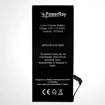 PowerRay batteria ricaricabile PR-616-0809 per iPhone 6, 1810 mAh, bulk
