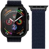 VONMÄHLEN Woven Loop per Apple Watch 44/45/46/49mm, Navy Black