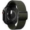 VONMÄHLEN Woven Loop per Apple Watch 44/45/46/49mm, Olive Black