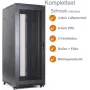 IT-BUDGET rack server da 19 pollici SRK kit completo 42U 800x1000 mm Flatpack nero